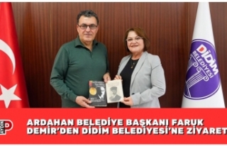 ARDAHAN BELEDİYE BAŞKANI FARUK DEMİR’DEN DİDİM...