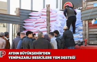 AYDIN BÜYÜKŞEHİR’DEN YENİPAZARLI BESİCİLERE...