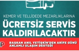 BAŞKAN ANIL YETİŞKİN’DEN ARİFE GÜNÜ ANLAMLI...