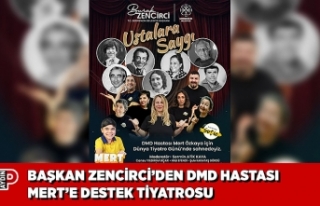 BAŞKAN ZENCİRCİ’DEN DMD HASTASI MERT’E DESTEK...