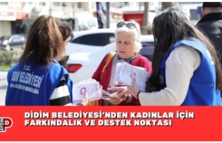 DİDİM BELEDİYESİ’NDEN KADINLAR İÇİN FARKINDALIK...
