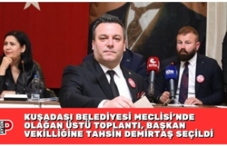 KUŞADASI BELEDİYESİ MECLİSİ’NDE OLAĞAN ÜSTÜ...