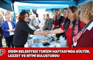 DİDİM BELEDİYESİ TURİZM HAFTASI’NDA KÜLTÜR,...