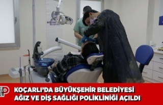 KOÇARLI’DA BÜYÜKŞEHİR BELEDİYESİ AĞIZ VE...