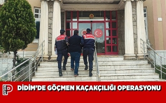 DİDİM’DE GÖÇMEN KAÇAKÇILIĞI OPERASYONU