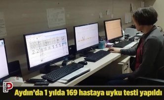 Aydın’da 1 yılda 169 hastaya uyku testi yapıldı