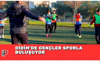 DİDİM’DE GENÇLER SPORLA BULUŞUYOR