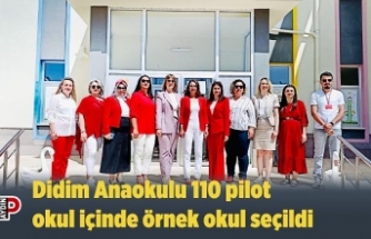 Didim Anaokulu 110 pilot okul içinde örnek okul seçildi