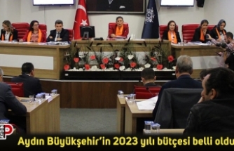 Aydın Büyükşehir’in 2023 yılı bütçesi belli oldu