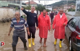 Koçarlı Yeniköy'ü ikinci kez sel vurdu