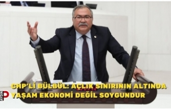 CHP’Lİ BÜLBÜL: AÇLIK SINIRININ ALTINDA YAŞAM EKONOMİ DEĞİL SOYGUNDUR