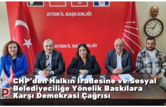 CHP’den Halkın İradesine ve Sosyal Belediyeciliğe Yönelik Baskılara Karşı Demokrasi Çağrısı