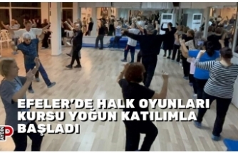 EFELER’DE HALK OYUNLARI KURSU YOĞUN KATILIMLA BAŞLADI