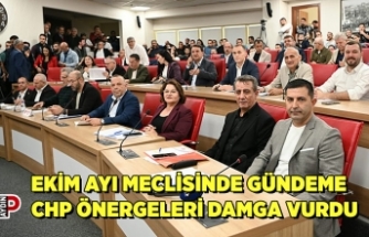 EKİM AYI MECLİSİNDE GÜNDEME CHP ÖNERGELERİ DAMGA VURDU