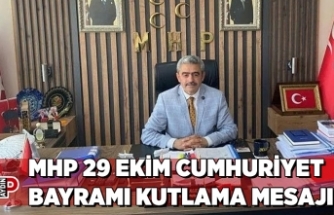 MHP 29 EKİM CUMHURİYET BAYRAMI KUTLAMA MESAJI