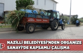NAZİLLİ BELEDİYESİ’NDEN ORGANİZE SANAYİ’DE KAPSAMLI ÇALIŞMA