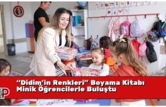 “Didim’in Renkleri” Boyama Kitabı Minik Öğrencilerle Buluştu
