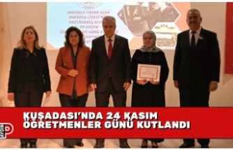 KUŞADASI’NDA 24 KASIM ÖĞRETMENLER GÜNÜ KUTLANDI