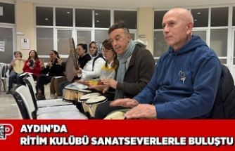 AYDIN’DA RİTİM KULÜBÜ SANATSEVERLERLE BULUŞTU