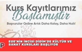 EGE’NİN İNCİSİ DİDİM’DE KÜLTÜR VE SANAT KURSLARI BAŞLIYOR