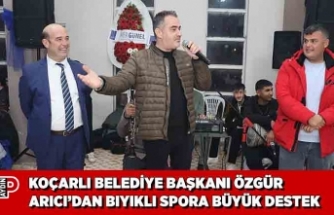 KOÇARLI BELEDİYE BAŞKANI ÖZGÜR ARICI’DAN BIYIKLI SPORA BÜYÜK DESTEK
