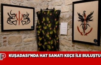 KUŞADASI’NDA HAT SANATI KEÇE İLE BULUŞTU