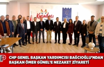CHP GENEL BAŞKAN YARDIMCISI BAĞCIOĞLU’NDAN BAŞKAN ÖMER GÜNEL’E NEZAKET ZİYARETİ