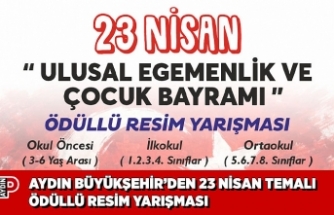 AYDIN BÜYÜKŞEHİR’DEN 23 NİSAN TEMALI ÖDÜLLÜ RESİM YARIŞMASI