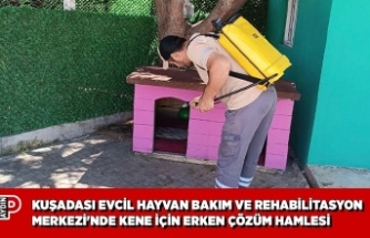 KUŞADASI EVCİL HAYVAN BAKIM VE REHABİLİTASYON MERKEZİ'NDE KENE İÇİN ERKEN ÇÖZÜM HAMLESİ