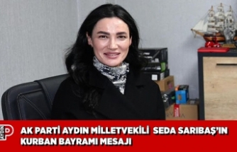AK PARTİ AYDIN MİLLETVEKİLİ SEDA SARIBAŞ’IN KURBAN BAYRAMI MESAJI