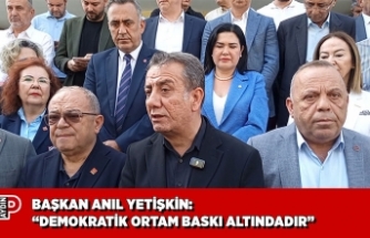 BAŞKAN ANIL YETİŞKİN: “DEMOKRATİK ORTAM BASKI ALTINDADIR”