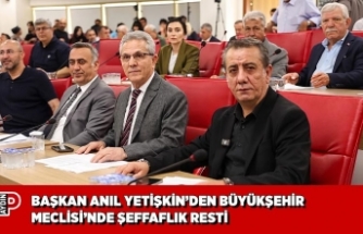 BAŞKAN ANIL YETİŞKİN’DEN BÜYÜKŞEHİR MECLİSİ’NDE ŞEFFAFLIK RESTİ