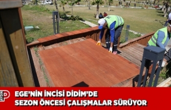 EGE’NİN İNCİSİ DİDİM’DE SEZON ÖNCESİ ÇALIŞMALAR SÜRÜYOR
