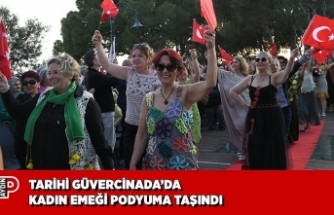 TARİHİ GÜVERCİNADA’DA KADIN EMEĞİ PODYUMA TAŞINDI