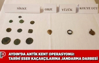 AYDIN’DA ANTİK KENT OPERASYONU: TARİHİ ESER KAÇAKÇILARINA JANDARMA DARBESİ