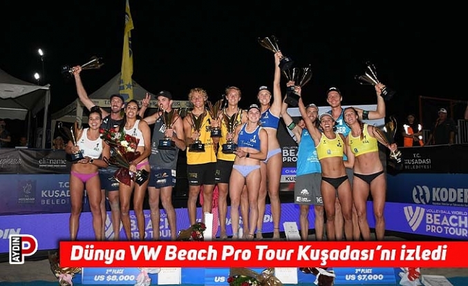 Dünya VW Beach Pro Tour Kuşadası’nı izledi