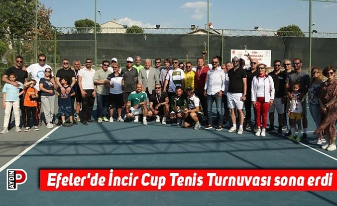 Efeler'de İncir Cup Tenis Turnuvası sona erdi