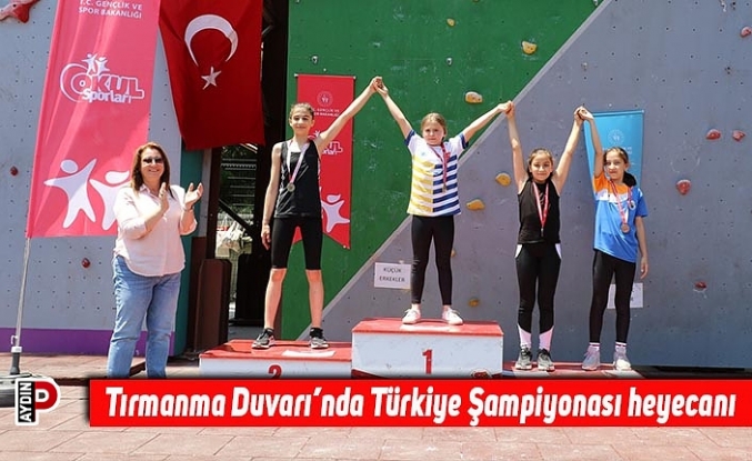 Tırmanma Duvarı’nda Türkiye Şampiyonası heyecanı