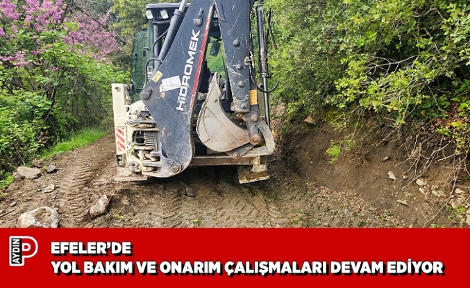 EFELER’DE YOL BAKIM VE ONARIM ÇALIŞMALARI DEVAM EDİYOR