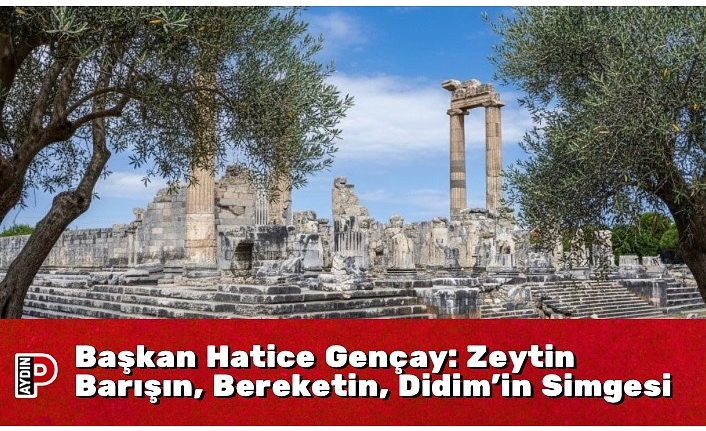 Başkan Hatice Gençay: Zeytin Barışın, Bereketin, Didim’in Simgesi