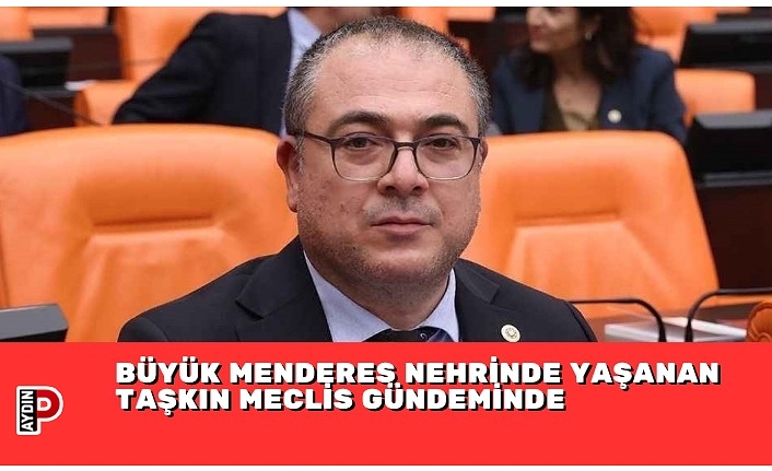 BÜYÜK MENDERES NEHRİNDE YAŞANAN TAŞKIN MECLİS GÜNDEMİNDE