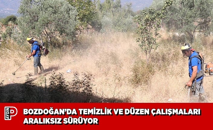 BOZDOĞAN’DA TEMİZLİK VE DÜZEN ÇALIŞMALARI ARALIKSIZ SÜRÜYOR