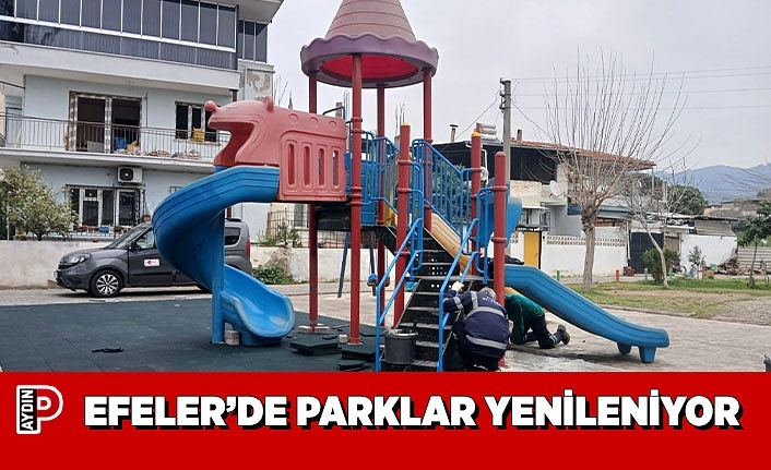 EFELER’DE PARKLAR YENİLENİYOR